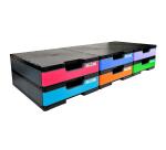 MODULODOC normal case set black/m'grey - Dark grey