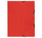 Chemise à élastique sans rabat carte lustrée 350gm2 - A4 - Couleurs assorties