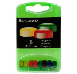 Boîte de 8 aimants F9 - 9mm de diamètre