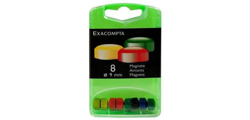 Boîte de 8 aimants F9 - 9mm de diamètre