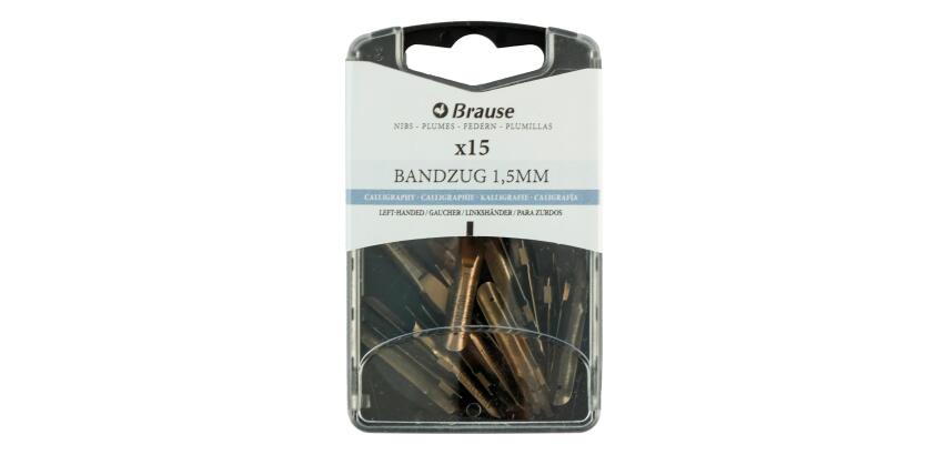BOITE 15 PLUMES BANDZUG POUR GAUCHERS