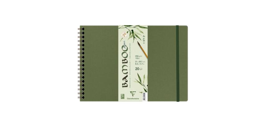 Bamboo Wirebound Album A4 250g 20 Sheets