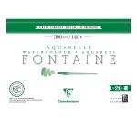 Clairefontaine Fontaine Watercolour Block - 36 x 51cm - 20 Sheets - 300gsm - Rough Grain