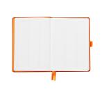Rhodiarama Goalbook rembordé rigide A5 240 pages dot papier blanc 90g - Tangerine