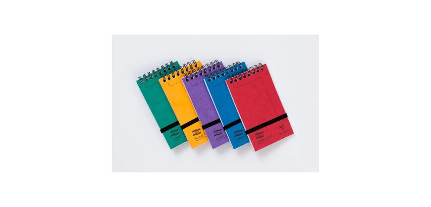 Minor Pad Europa bloc reliure intégrale en-tête 7,6x12cm 120 pages détachables ligné Couleur aléatoire - Assortiment A