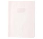 Protège-cahiers grain losange PVC 18/100ème avec porte-étiquette 17x22 cm