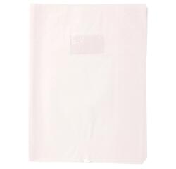 Protège-cahiers grain losange PVC 18/100ème avec porte-étiquette 17x22 cm