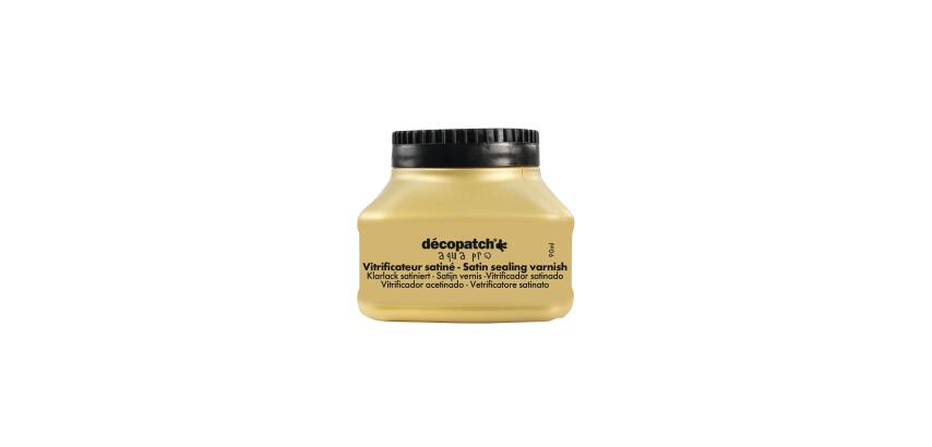 Vitrificateur satiné 90ml multilangues - Or