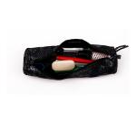 CÉLESTE CUIR Trousse ronde Ø5,5x22 cm Lazer Noir