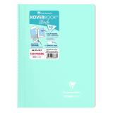 Clairefontaine Koverbook Notebook - A4 - 160 Pages - Ruled - Polypropylene Cover - Mint / Powder Pink