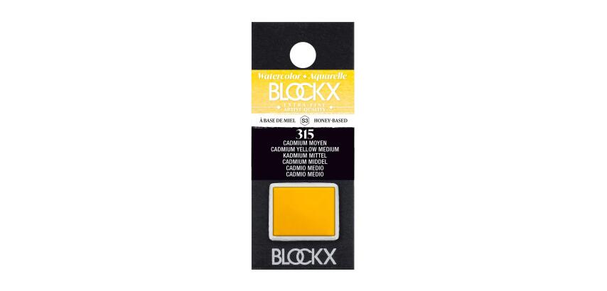 Aquarellfarbe, mittleres Kadmiumgelb - 1/2 Näpfchen 1,5ml - Cadmium Mittel