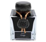 Encre 1670 à paillettes dorées 50ml - Gris orage