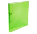 Classeur 2 anneaux plastifié Exacompta Crystal colours A4 - Dos 3 cm couleurs assorties