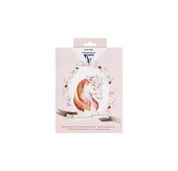 SET DE CORRESPONDANCE KIDS, 8 feuilles A5 + 8 enveloppes C6 + 4 cartes 11x15,5cm + 2 planches de stickers, Licorne - Multicolore