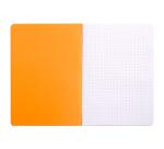 Cahier piqué Rhodia Classic 21x29,7 cm 96 pages petits carreaux 5x5 non détachables 80g - Orange