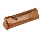 KLEO-PATHRA LEATHER Triangular pencil case 22x6x6 cm Bronze