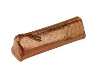 KLEO-PATHRA LEATHER Triangular pencil case 22x6x6 cm Bronze