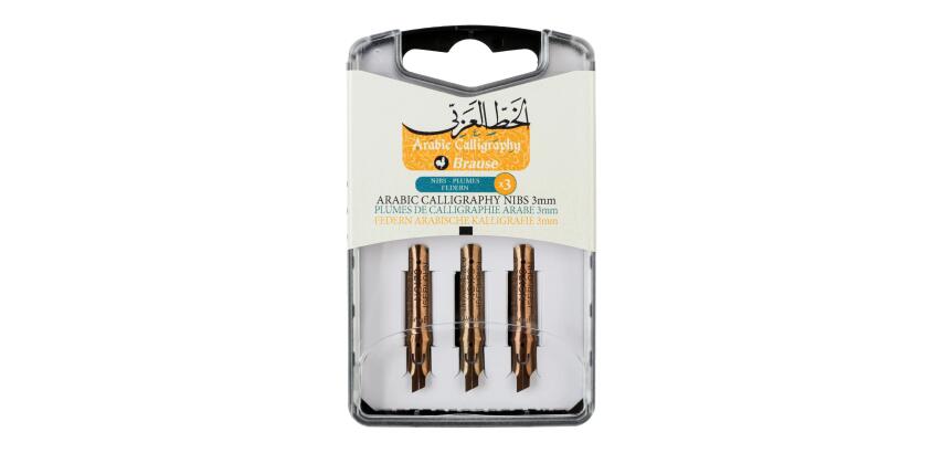 Box of 3 Arabic calligraphy nibs
