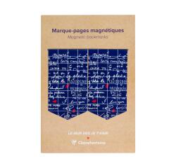 Le Mur des Je t'aime, Set de 2 marque-pages magnétiques 10,5x15,5cm