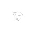 Nappe en rouleau spunbond, indéchirable et épongeable -1,20 x 6m