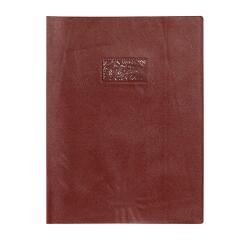 Protège-cahiers grain cuir PVC 22/100ème A4