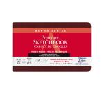 Alpha Series carnet souple 46F 14x8,9cm 150g - Blanc