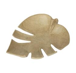 Vide poches feuille tropicale - Kraft