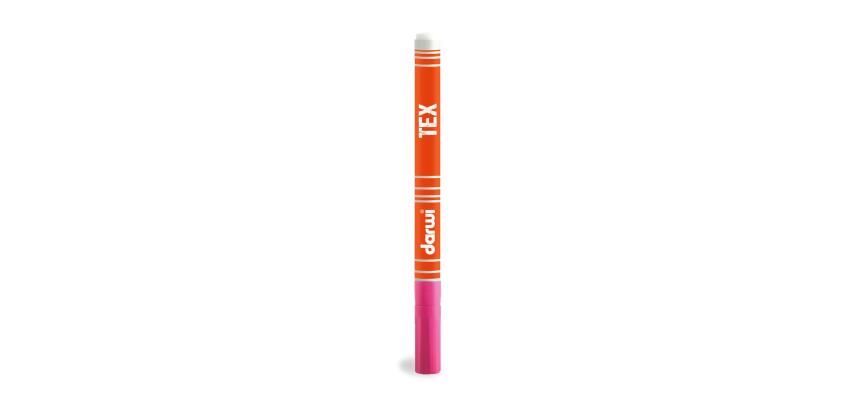 DARWI TEX, Textilmarker, Spitze 1mm, Inhalt 3ml, Rosa - Rosa
