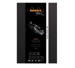 Rhodia Touch - Maya Pad - bloc agrafé A4+ 50f réglure cross papier Maya NOIR 120g - Noir