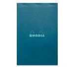 Rhodia gehefteter Block, COULEURS N°19 A4+/21x31,8 cm, 80 Blatt kariert 80g, mikroperforiert - Pfaugrün