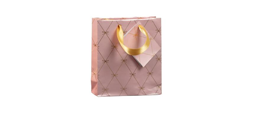 Gift bag "Primerose" 12 x 4.5 x 13.5 cm - Pink