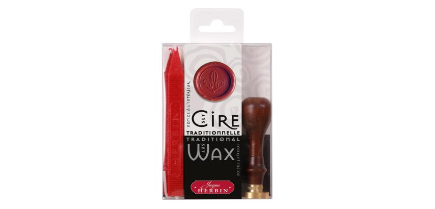 Set cire traditionnelle- coeur
