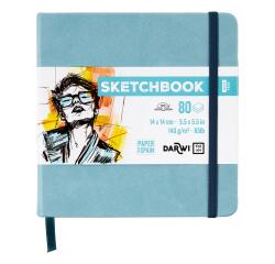 DFY Sketchbook 14x14 80F 140g - Bleu pâle