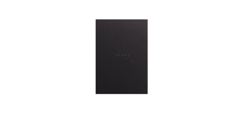 Rhodia Touch Mixed Media Pad, extra wit Paint'On papier 250g - A6 verticaal - 20 blad - Zwart