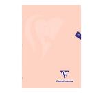 Cahier piqué Mimesys PASTEL A4 96 pages petits carreaux couverture polypropylène - Assortis