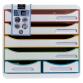 Blanc/arlequin