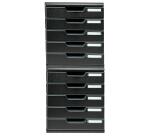 Modulo de clasificación A4 5 cajones - Negro