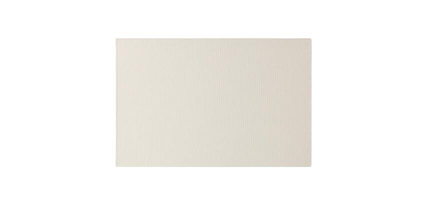 Weiße Malpappe, 41x27 cm, 3mm, Typ 6P - Weiß