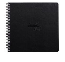 Rhodia Touch Mixed Media Book, papier Paint'On extra-blanc 250g - 21x21 cm, 64 pages - Noir