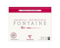 Fontaine bloc collé 4 côtés 25F 24x30cm 300g grain fin