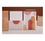 Terracotta, Carnet brochure souple A5 14,8x21 cm, 160 pages, ligné, dos brut, ass.