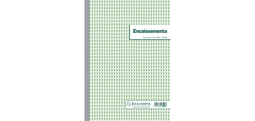  Manifold Encaissements 29,7x21cm 50 feuillets dupli autocopiants - texte FR