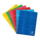 Cahier piqué 17x22cm 48 pages ligné + marge Couleur aléatoire - Assortis