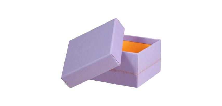 Rhodiarama set 5 boîtes gigognes simili cuir italien 44x34x16 cm - Iris
