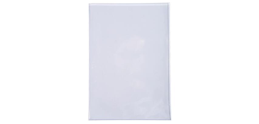 Sachet de 10 étuis de protection simples PVC Haute Qualité 30/100e - 24x32cm - Cristal