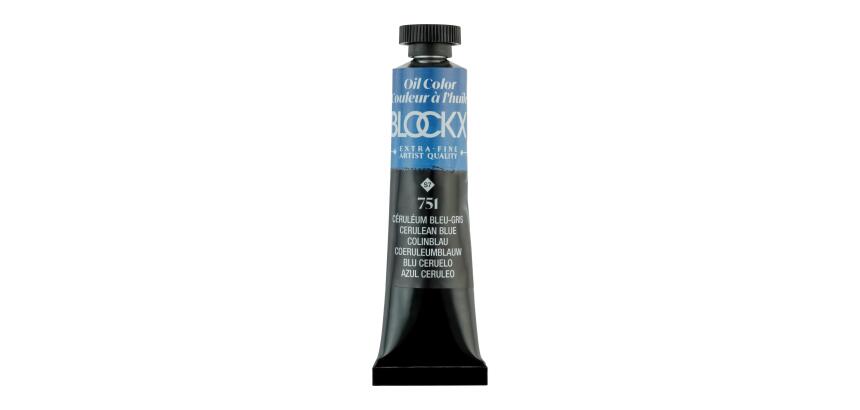 Peinture à l'huile extra-fine tube 20ml - Céruléum bleu-gris
