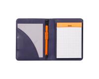Rhodiarama livret porte-bloc N°11 pour bloc ou carnet format A7 - Bleu nuit