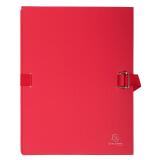 Chemise dos extensible avec rabat papier - 24x32cm - Rouge