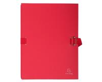 Chemise dos extensible avec rabat papier - 24x32cm - Rouge