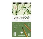 Bamboo, Spiralblock mit 15 Blatt Bambuspapier, 13,5x25 cm, 250g